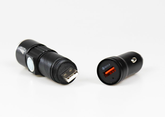 Wieder aufladbare LED Taschenlampen-magnetische Taschen-Taschenlampe Usb-Gebührenfackel Zoomable